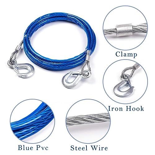 Banggood Emergency Tow Pull Rope Snatch Strap for Car (8mm x 4m, 3000kgs) - Image 3