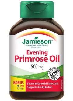Jamieson Jamieson Evening Primrose Oil 500 mg Softgels - Gluten-Free 90+90 softgels 