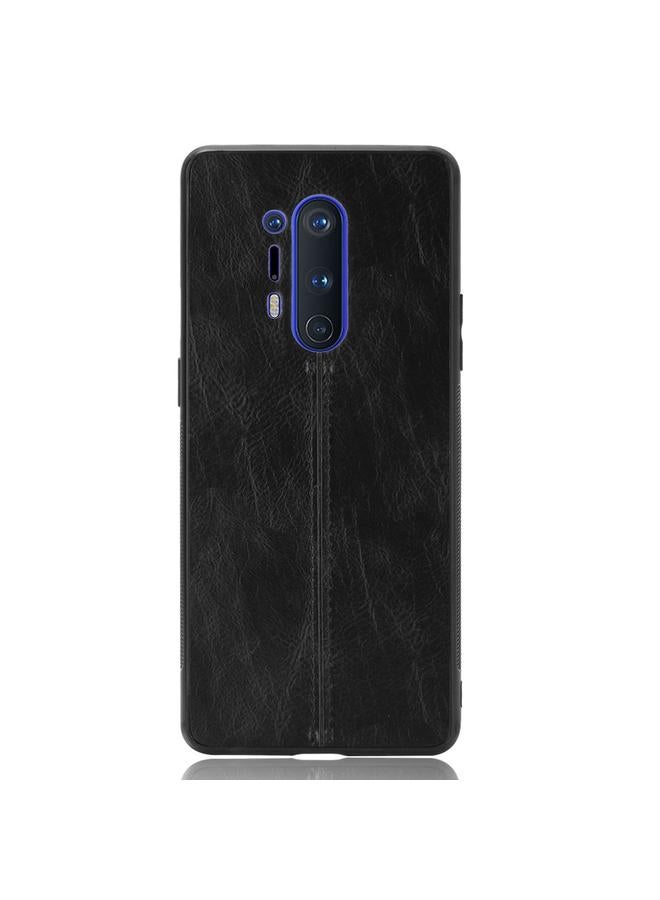 S-TOP Case For OnePlus 8 Pro Shockproof Sewing Cow Pattern Skin PC + PU + TPU Case - Image 2