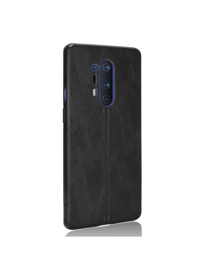 S-TOP Case For OnePlus 8 Pro Shockproof Sewing Cow Pattern Skin PC + PU + TPU Case - Image 3