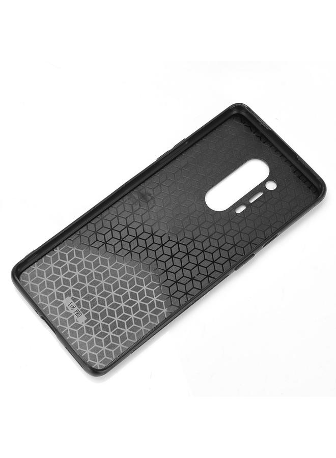 S-TOP Case For OnePlus 8 Pro Shockproof Sewing Cow Pattern Skin PC + PU + TPU Case - Image 4