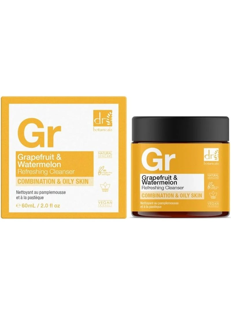 DR BOTANICALS Dr. Botanicals Apothecary Grapefruit & Watermelon Cleanser 60ml - Image 1