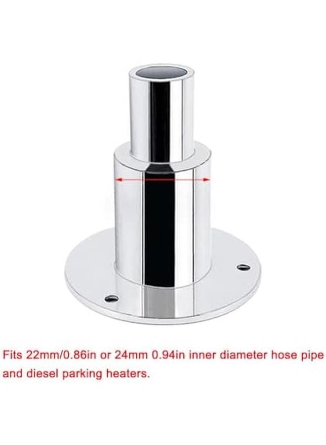 316 Stainless Steel 22mm Straight Thru Hull Exhaust Fitting Kit For Diesel Parking Heaters - Image 4