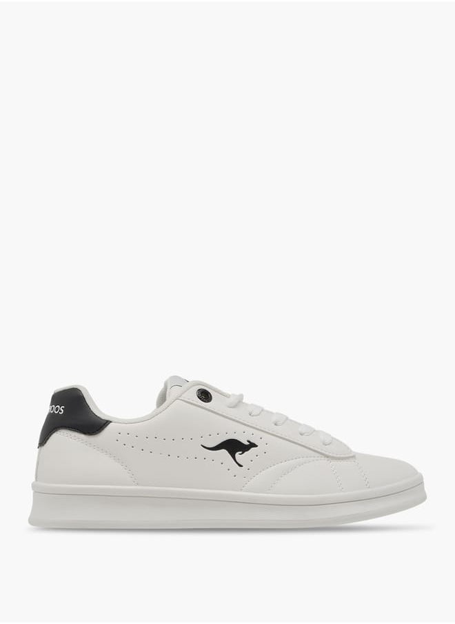 kangaROOS Women's Logo Detail Sneakers With Lace-Up Closure  - Image 3