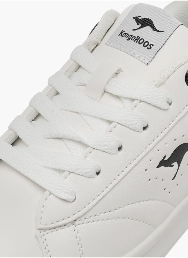 kangaROOS Women's Logo Detail Sneakers With Lace-Up Closure  - Image 4