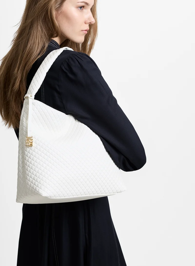 فرنش كونكشن Women White Iris Shoulder Bag