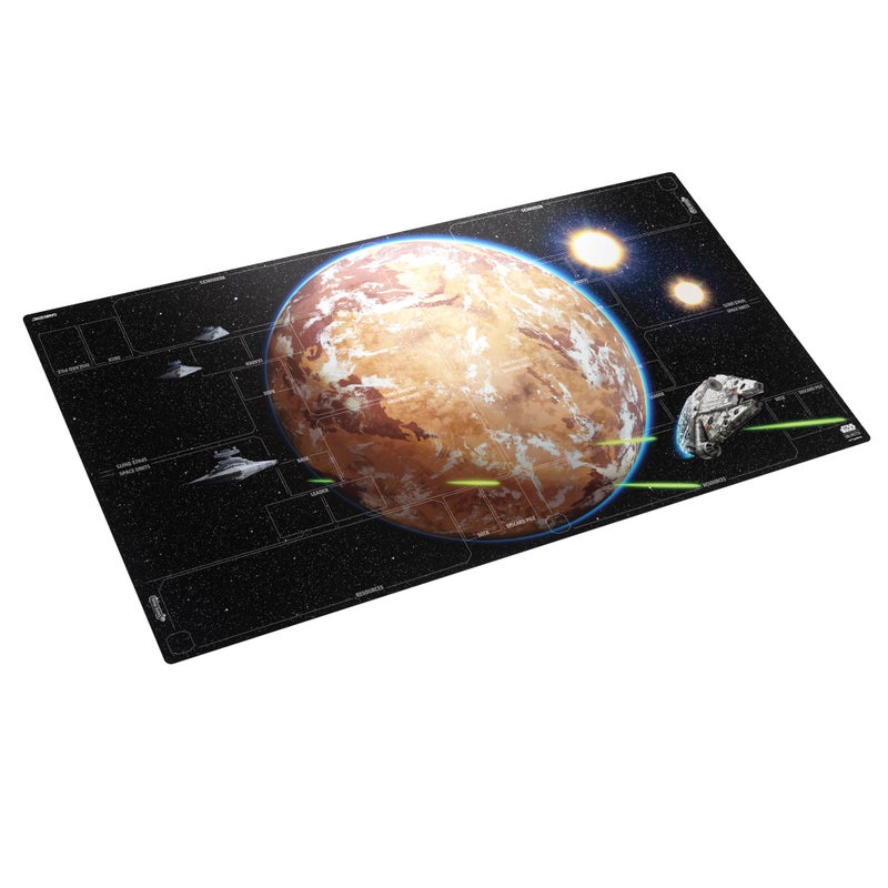 Star Wars Unlimited Battle Zone Game MAT Optimized for 4 Players Officially Licensed FullColor Playmat SlipResistant 51 by 275 Rubber Mat Compatible with TCGs LCGs Made by Gamegenic
