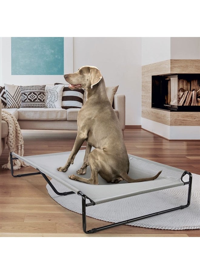 Original Cooling Elevated Dog Bed, Outdoor Raised Dog Cots Bed for Large Dogs, Portable Standing Pet Bed with Washable Breathable Mesh, No-Slip Feet for Indoor Outdoor, XX-Large, Grey, CWC2201 - pzsku/Z286A6C71771906ACD294Z/45/_/1692391725/0c42f452-0a19-4a17-b0a7-8fb23f12e0e4