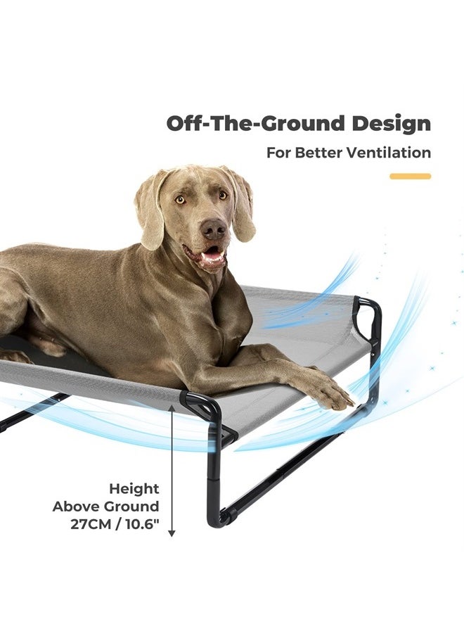 Original Cooling Elevated Dog Bed, Outdoor Raised Dog Cots Bed for Large Dogs, Portable Standing Pet Bed with Washable Breathable Mesh, No-Slip Feet for Indoor Outdoor, XX-Large, Grey, CWC2201 - pzsku/Z286A6C71771906ACD294Z/45/_/1692391725/2523f4c2-d338-4e6c-ab81-e5f1a753527d