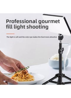 General Fill Light Fill Light High Power Full Screen Desktop Beauty Fill Light Selfie Artifact Plane-Specifications:【square Lamp】 ( 11inch Lights + Desktop Metal Disc Bracket)  - Image 3