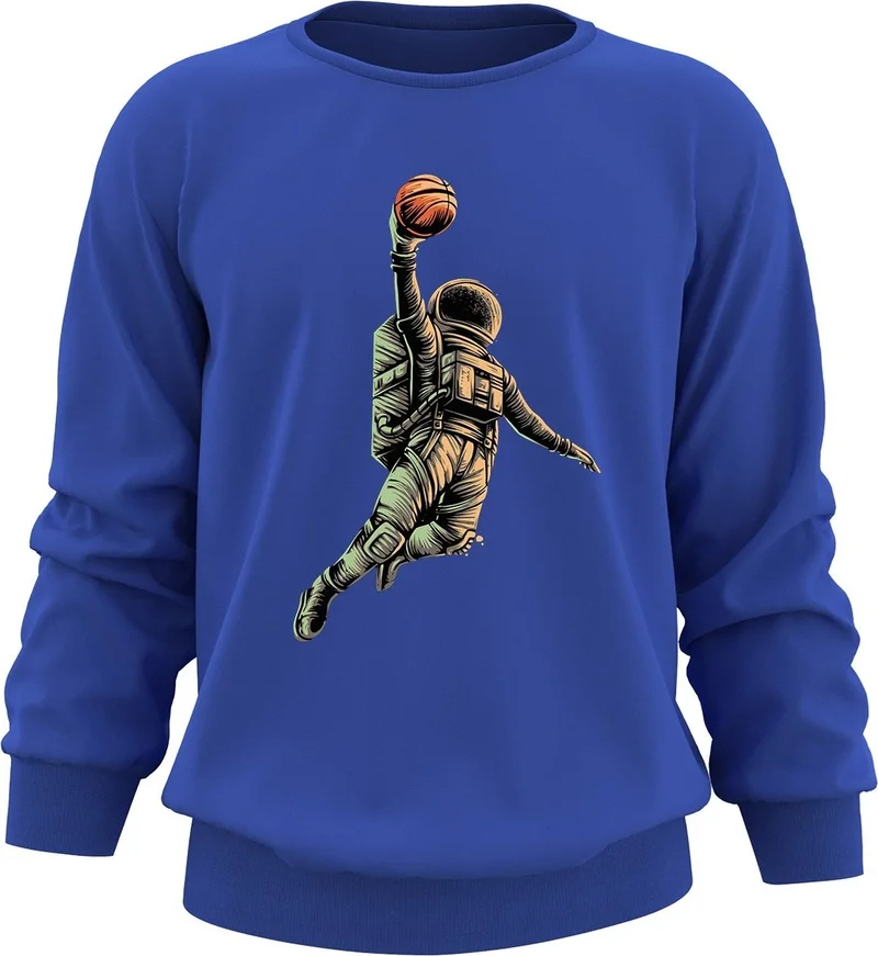 ادا بيبيك تشوكوك Ada Baby Kids Oversize Spiker Astronaut Printed Kids Sweatshirt