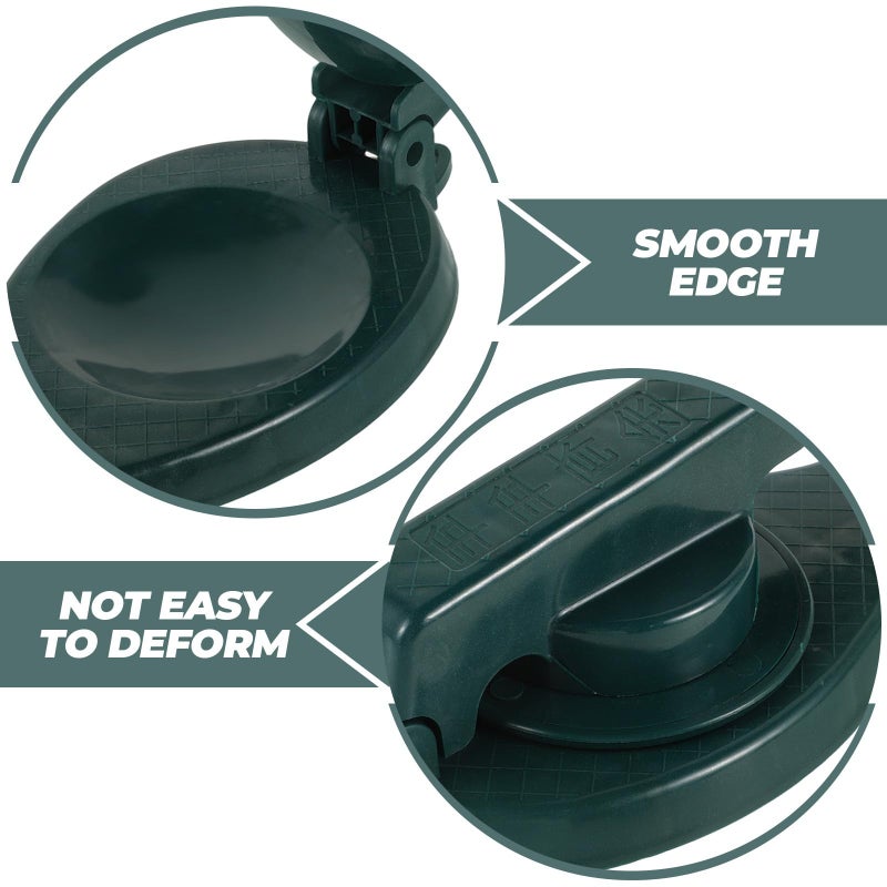 Manual Dumpling Press Mold Kitchen Dough Presser Skin Maker Dark Green Plastic - Image 4
