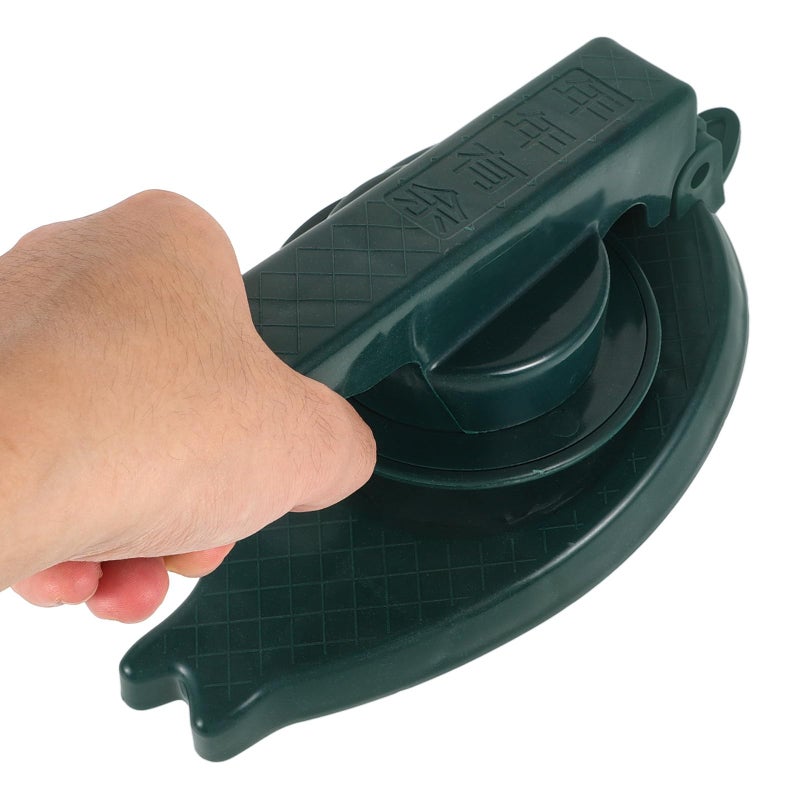 Manual Dumpling Press Mold Kitchen Dough Presser Skin Maker Dark Green Plastic - Image 5