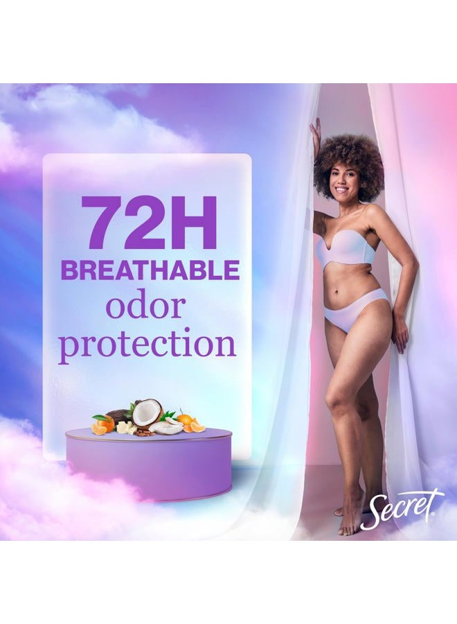 Secret Fresh Antiperspirant Deodorant for Women, 72hr Breathable Sweat & Odor Protection, Instant Freshness & Gentle, PH Balancing Minerals, Clear Gel, Cocoa Butter Scent, 2.6 oz - Image 3