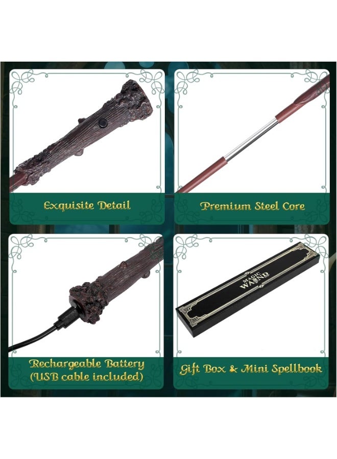 Harry Potter Fire Breathing Wand Magic Wand Cosplay Wand Costume Accessories (Hermione) - Image 4