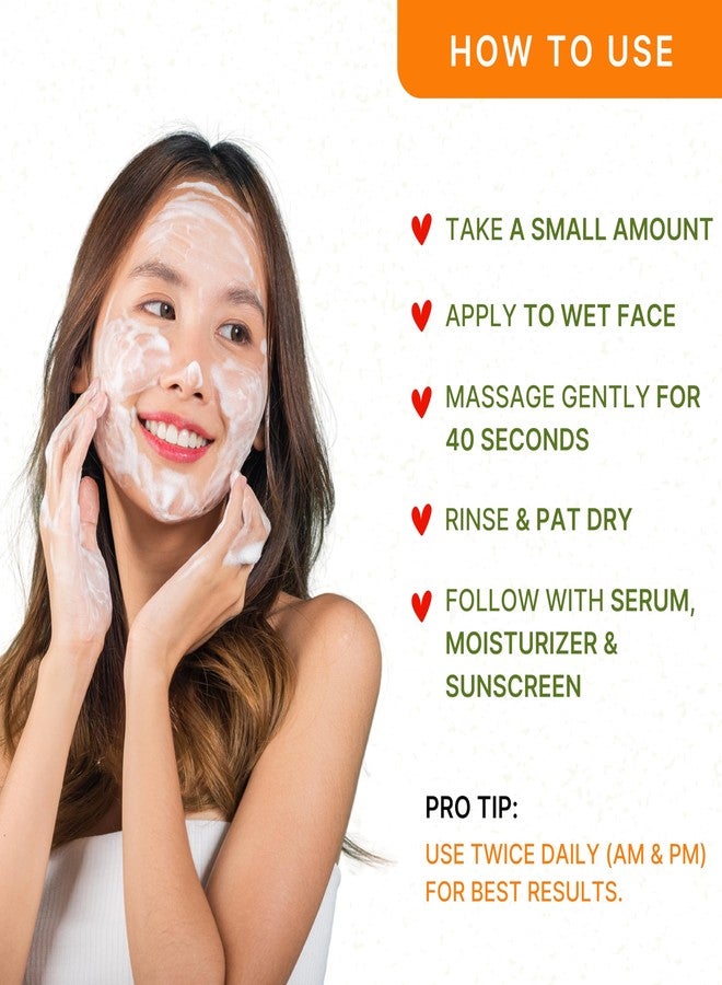 CAMISTA Face Wash Combo - Anti Acne with Neem & Aloe Vera + Skin Brightening with Orange Peel & Mulberry | Pimple Care, Oil Control & Glow Boosting | sulfate & Paraben-Free- 100ml (Pack of 3) - Image 5