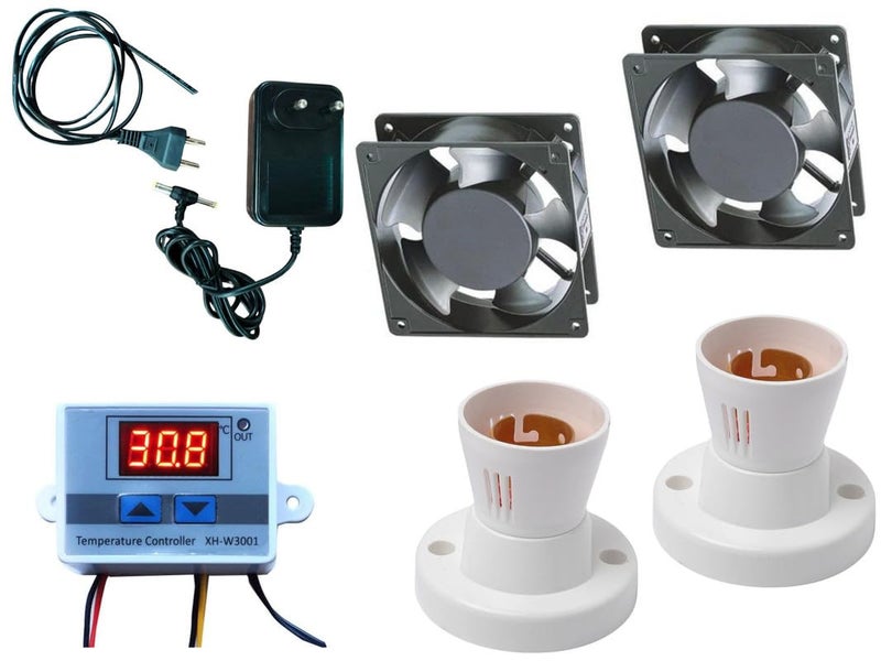 TMW حاضنة بيض مصنوعة من مادة EPS بسعة من 50 إلى 200 بيضة مع حاملين مجموعة جاهزة تمامًا - Image 1