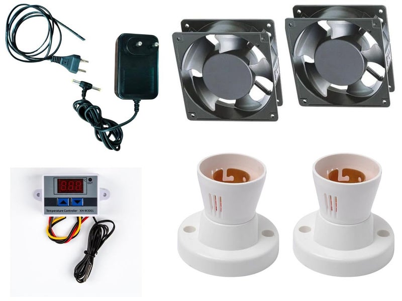 TMW حاضنة بيض مصنوعة من مادة EPS بسعة من 50 إلى 200 بيضة مع حاملين مجموعة جاهزة تمامًا - Image 3