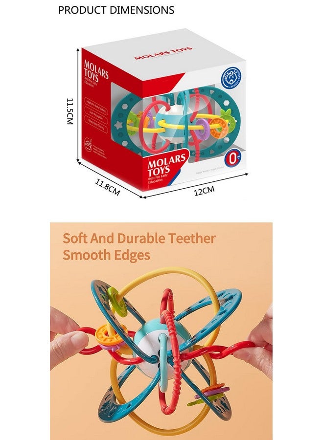 Magicwand Plastic Sensory Infant Baby Teether Loopi Bpa Free Toy For New Borns?Pack Of 1??100% Safe & Non-Toxic??6 Months & Up??Multi-Colored? - Image 5