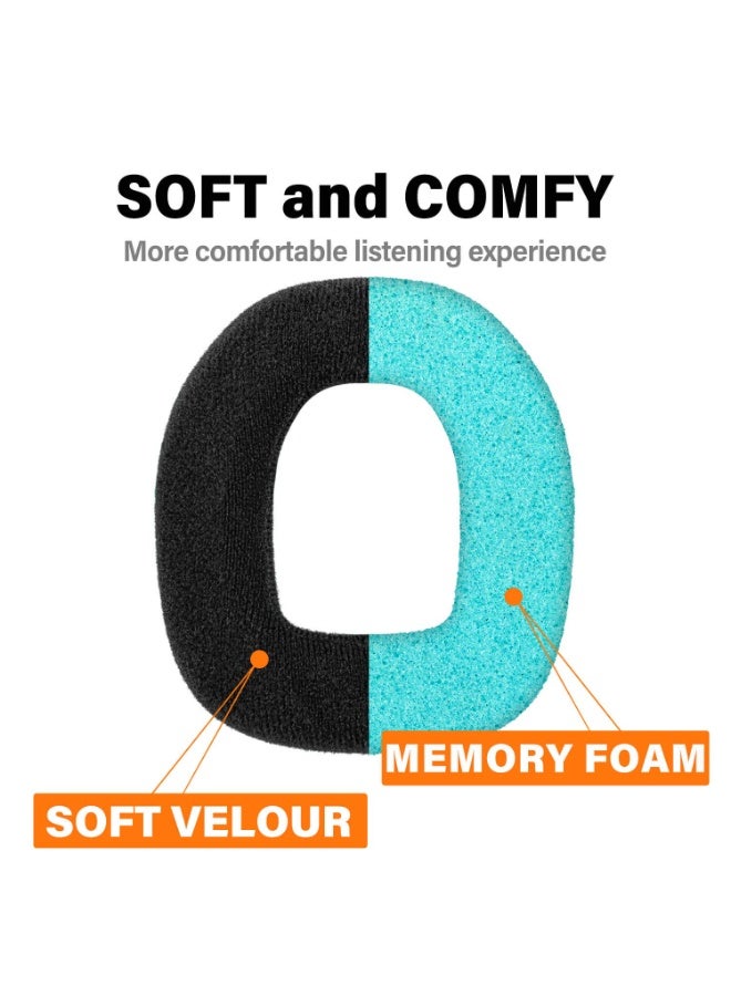 KISSUN A50 Ear Pads Headband Compatible with Astro A50 a50 Gen 3 Gen 4 Gaming Headset I Replacement Ear Cushions I Velour (Not Suitable for Astro A50 Gen 1 Gen 2) - Image 4