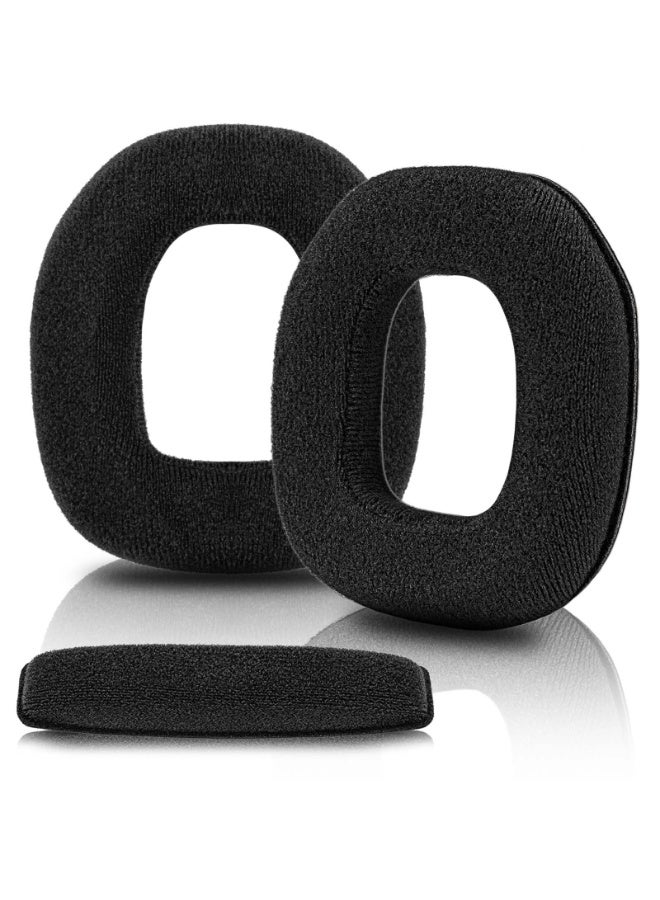 KISSUN A50 Ear Pads Headband Compatible with Astro A50 a50 Gen 3 Gen 4 Gaming Headset I Replacement Ear Cushions I Velour (Not Suitable for Astro A50 Gen 1 Gen 2) - Image 1
