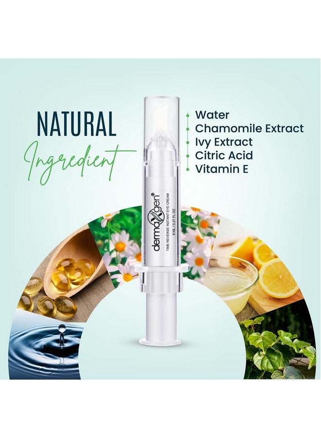 dermaxgen Puffy Eye Treatment Time Reverse Instant Anti-Aging Eye Cream New Advanced Formula - Visibly Reduce Under-Eye Bags, Wrinkles, Dark Circles, Fine Lines & Crow'S Feet Instantly - 8Ml - Image 1