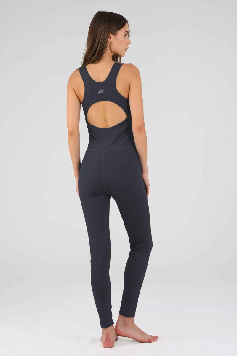 Libra Sport Motion Wave  Jumpsuit - Charcoal - Image 3
