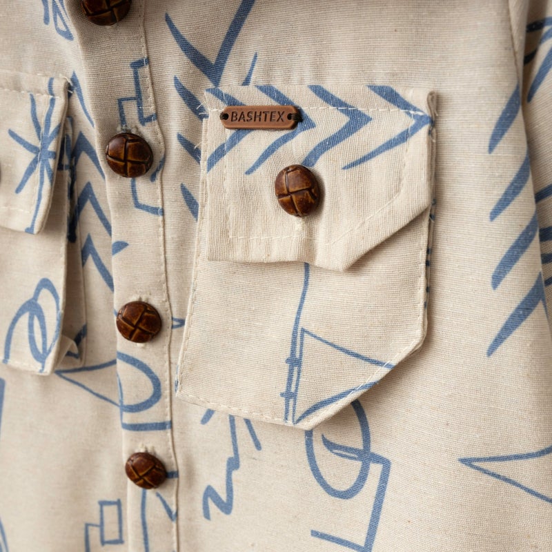 Baby Fou Ethnic Pattern Long Sleeve Jumpsuit - Image 2