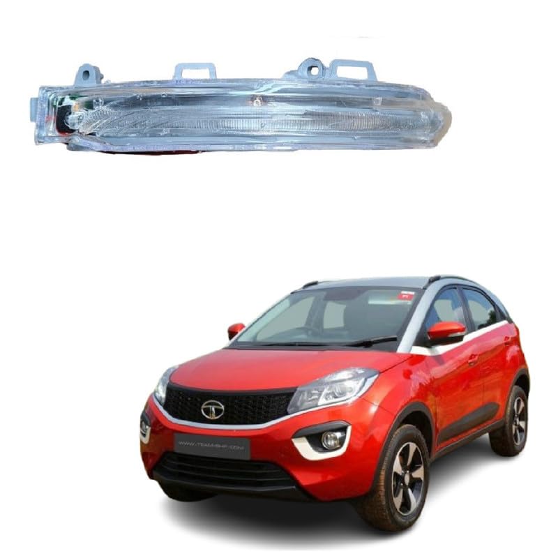 STYCARO ORVM Left Passenger Side view Mirror Indicator Light/Turn Signal LED Light for Tata Nexon, F/L 2017-2023 Year Model- Set of 1 - Image 1