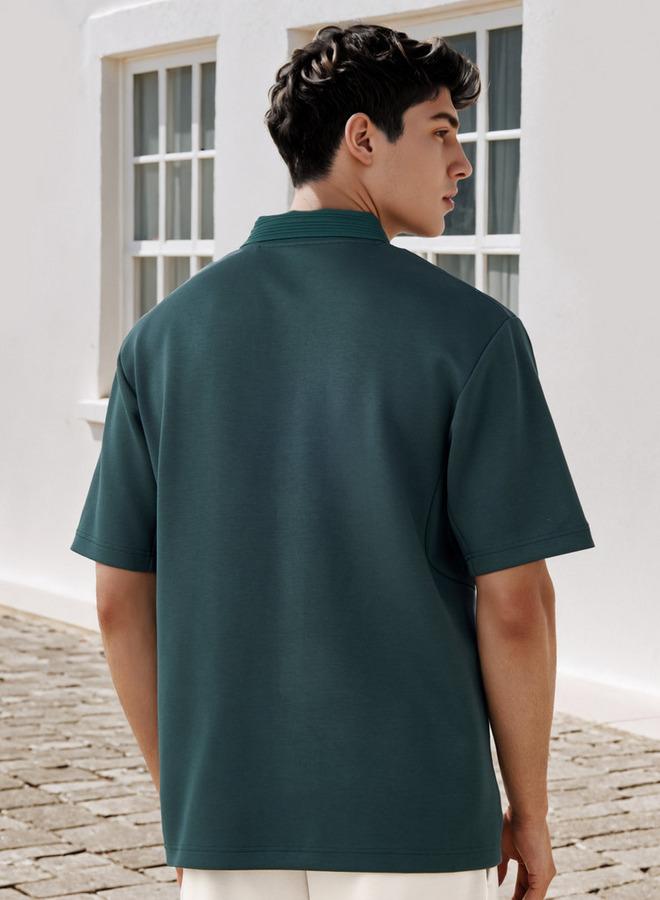 كابا تيشيرت بولو مطرز بشعار كابا - Image 3