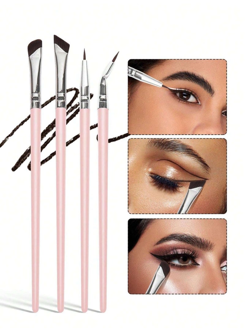 Eyeliner Brush Set - 4 Precision Makeup Brushes - Image 1
