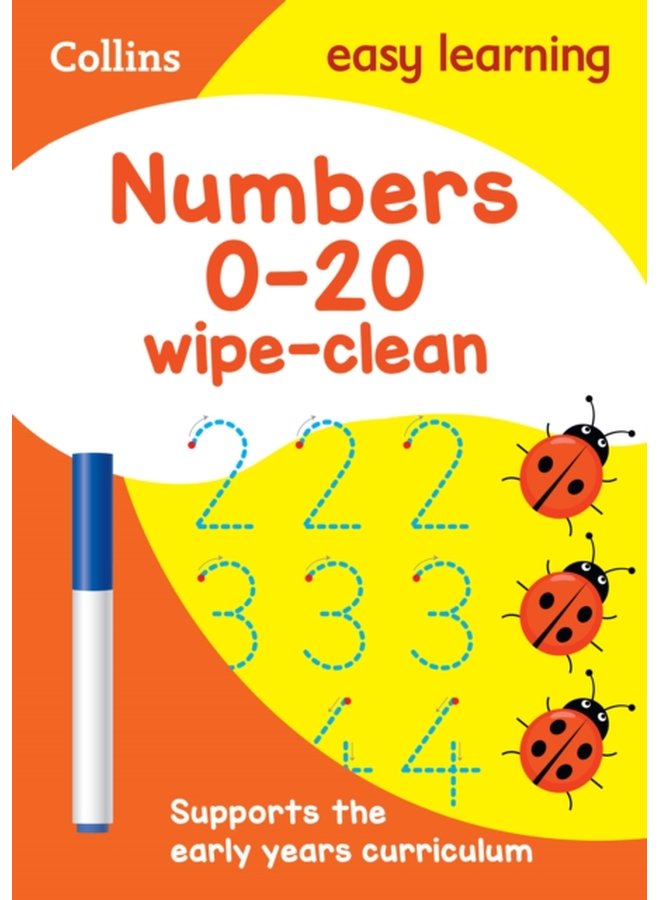 Numbers 0 20 Age 3 5 Wipe Clean Activity Book Ideal for Home Learning - Paperback