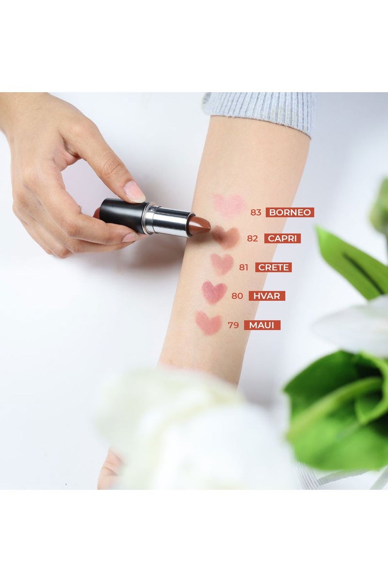 LEF COSMTICS LEF Velvet Matte Lipstick With Beeswax for Everyday Use | 81 CRETE - Image 3