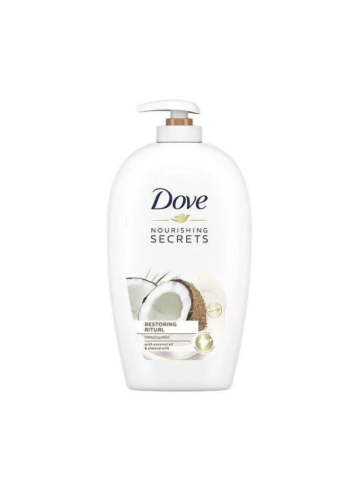 غسول اليدين بزيت جوز الهند وحليب اللوز دوف - 500مل