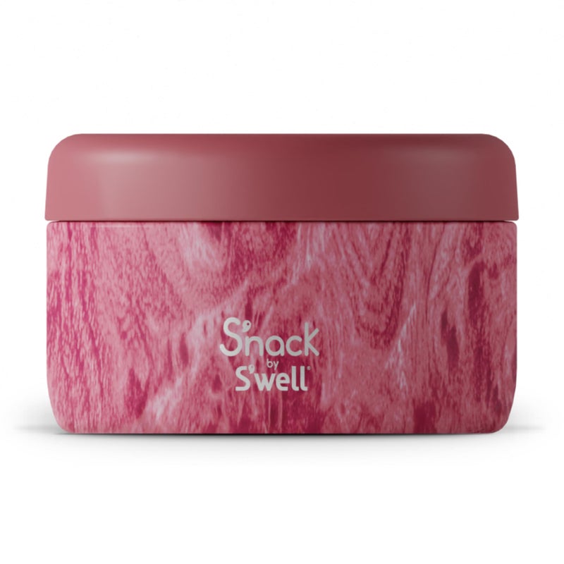 S'well Swell Snack Stainless Steel Food Container 10 Oz Rose Arbor DoubleLayered Insulated Bowls BPAFree