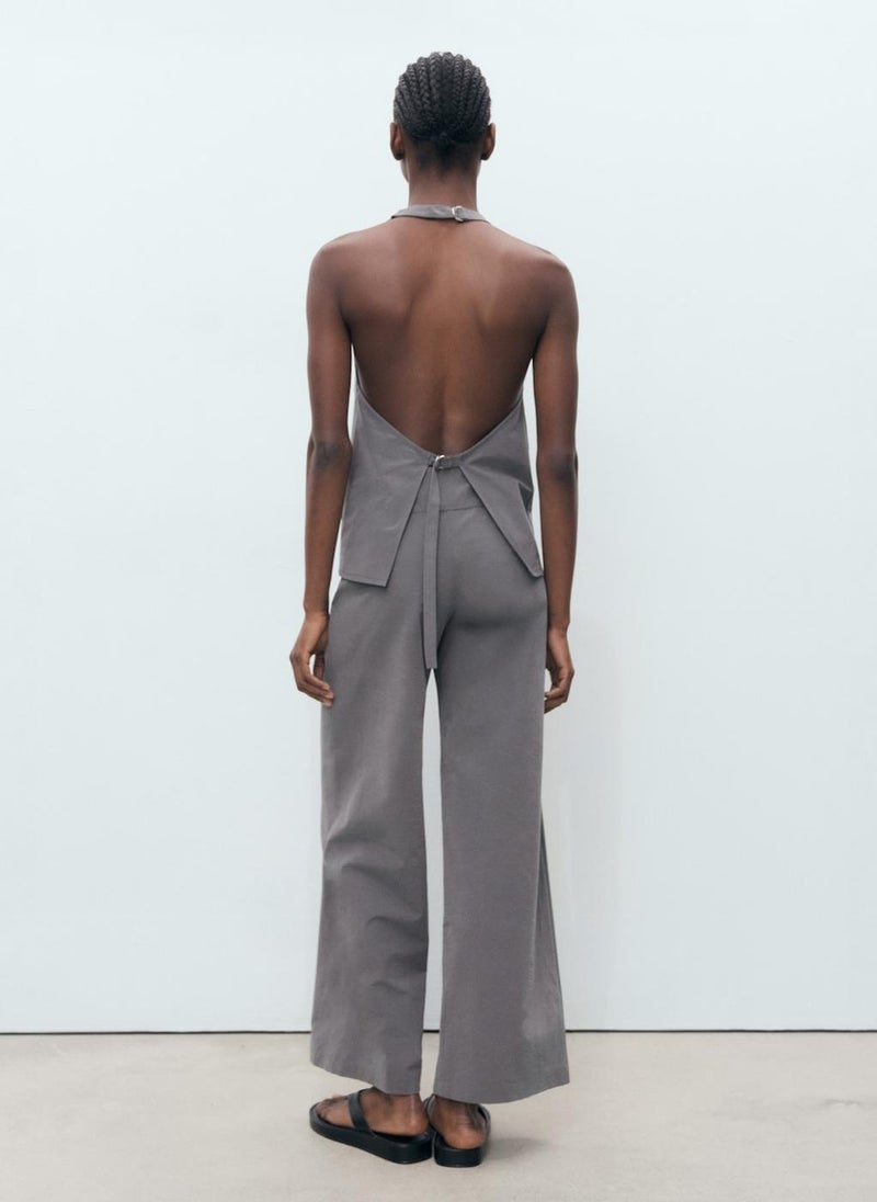 MANGO Straight Trousers With Fine Belt  - Image 2