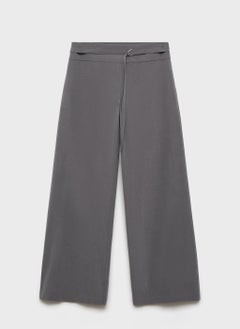 MANGO Straight Trousers With Fine Belt  - Image 5