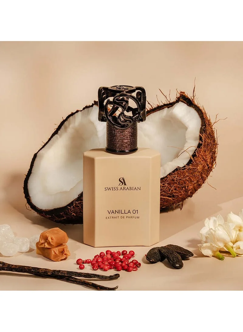 Swiss Arabian Perfumes  Vanilla 01 Extrait De Parfum 50ml  | Best Price UAE