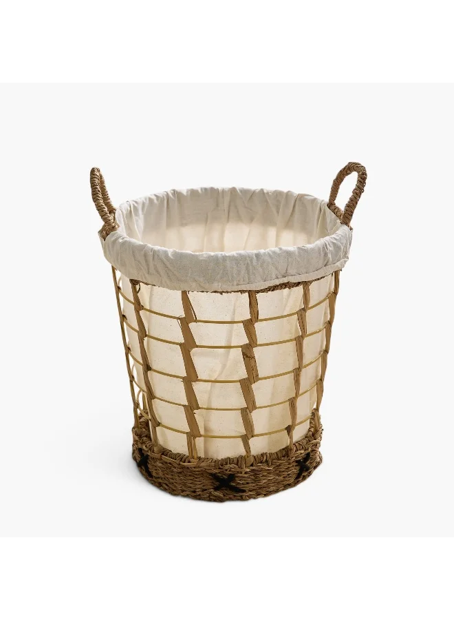 Home Box Naturaloom Stitch Laundry Hamper - 40x43 cm