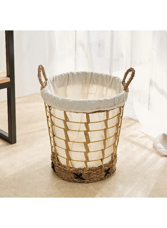 Home Box Naturaloom Stitch Laundry Hamper - 40x43 cm