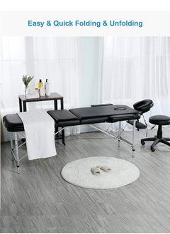 GoldenLike Massage Table Portable Massage Bed Adjustable Height SPA Table Bed Salon Tattoo Esthetician Bed with Carrying Bag for Shop & Home  - Image 2
