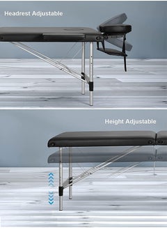 GoldenLike Massage Table Portable Massage Bed Adjustable Height SPA Table Bed Salon Tattoo Esthetician Bed with Carrying Bag for Shop & Home  - Image 5