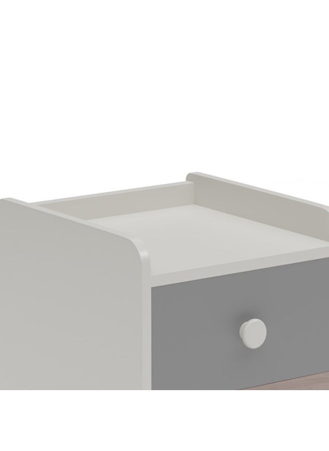 ROYALOAK - Royaloak Mustang Side Table | Two Drawers | HDF Construction | Elegant Matte Finish | Modern Design | Durable & Long-lasting | Side Table with Storage | Bedside Table - Image 1