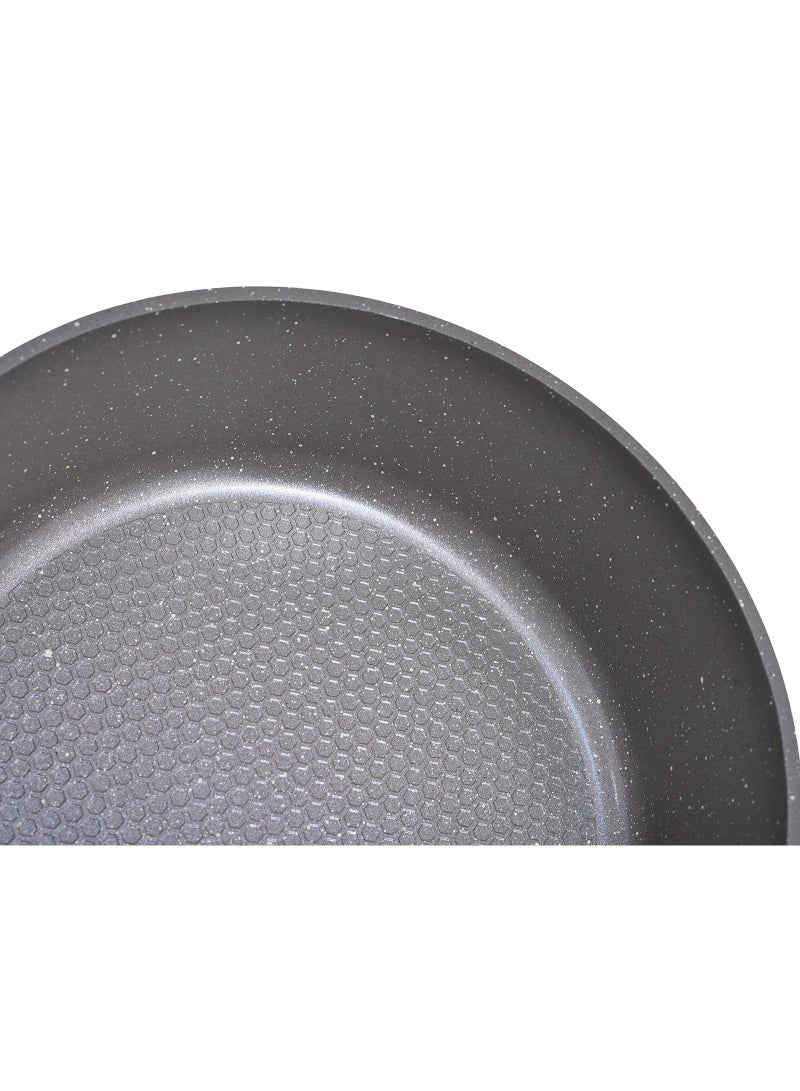 Solingen 3-piece round granite oven tray set (30/28/26 cm) - Gradient Mauve - Image 4