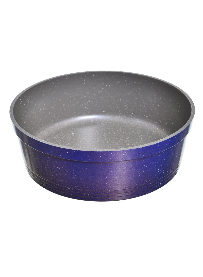 Solingen 3-piece round granite oven tray set (30/28/26 cm) - Gradient Mauve - Image 3