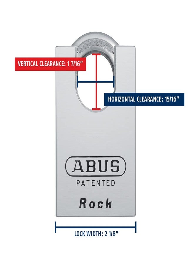 ABUS 83CS/55-300 Schlage Rekeyable Chrome Plated Brass Padlock, Zero Bitted - Image 5