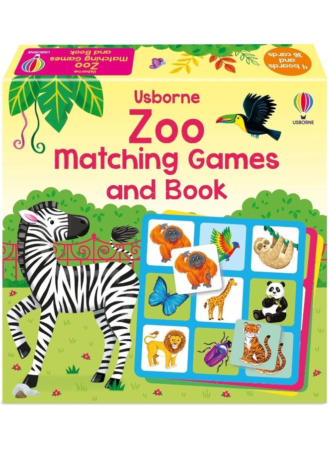 Usborne GB Zoo Matching Games and Book 
