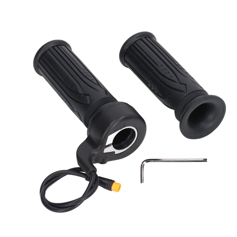 Topyond 20X Full Twist Throttle Stable EBike Throttle Electric Bike Throttle Full Twist Throttle Ebike for Scooters and Electric Bicycles with Waterproof Connector and Screwdriver