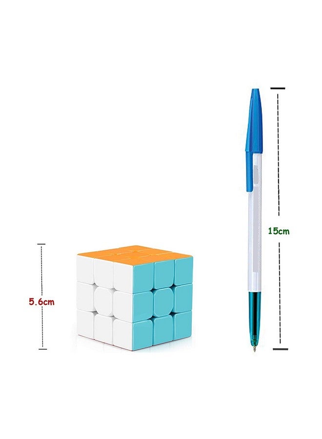 Storio Cubes 3X3 High Speed Sticker Less Magic Puzzle Cube Game Toy Pack Of 1,Multicolor - Image 2