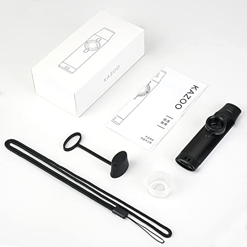 Ueteto Kazoos with 5 extra Membranes, Metal Kazoo with Adjustable Tone for Guitar, Ukulele, Violin, Piano, Keyboard, Easy to Learn Musical Instruments for Kids/adults/Music Lovers. (black) - Image 4